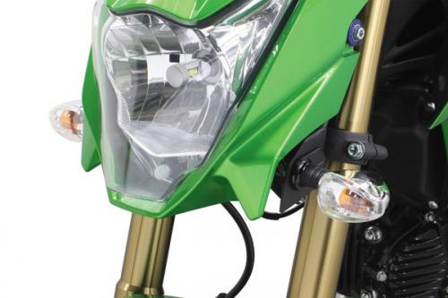 スペシャルパーツ武川 SP武川 Z125 PRO用 ストリームラインウインカーキット メッキボディー 05-08-0415_画像2