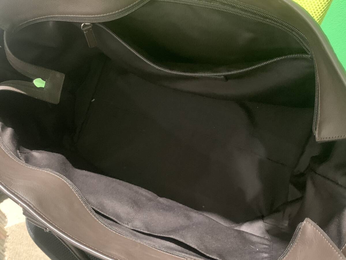 COACH コーチ☆ヘリテージ ウェブ レザー エンボスド ウィークエンド トートバッグ ショルダーバッグ/レザー/F71138 ブラウン 使用少なめ_画像7