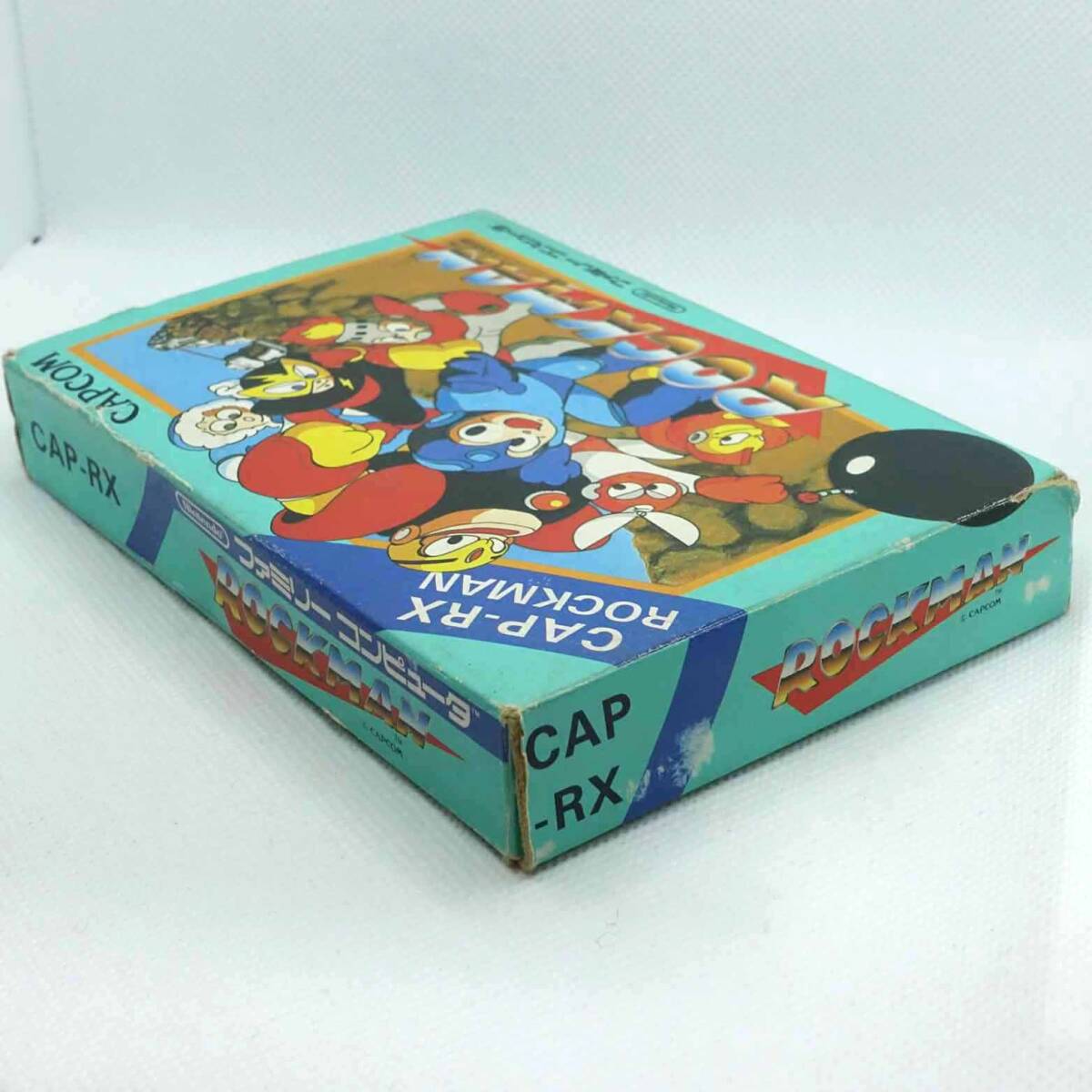 箱・説明書付】ファミコン用ソフト ロックマン 初代 カプコン 箱・説明書付】ファミコン用ソフト ロックマン 初代 カプコン