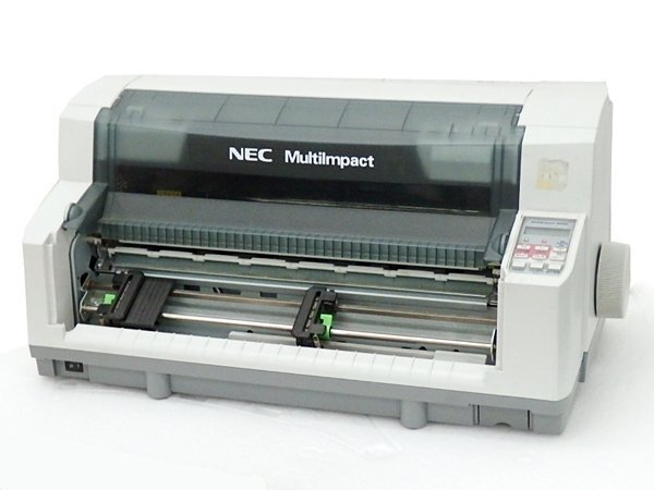 ■○ 宅配伝票へ高復(fù)寫印刷 NEC MultiImpact 700XE ドットインパクトプリンタ 水平インサータ方式 MultiImpact 700XE テスト動作確認(rèn)