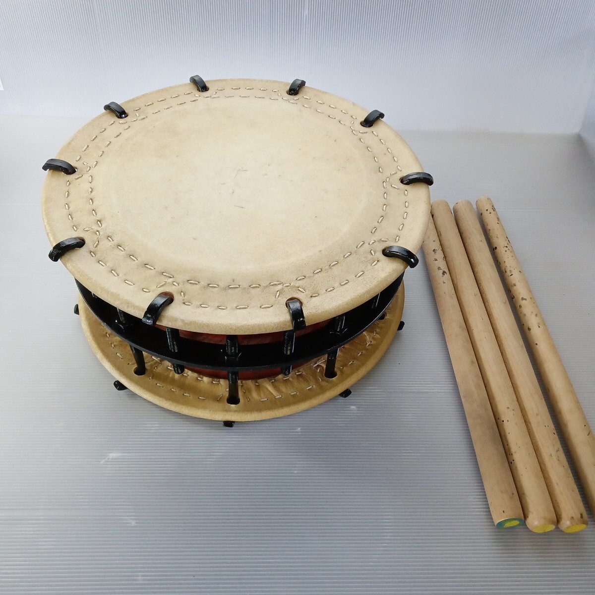 高質 ☆中古 和太鼓 和楽器|附締太鼓 締太鼓 和楽器 - 和楽器 高質 ☆中古 和太鼓 和楽器|附締太鼓 締太鼓 和楽器 - 和楽器