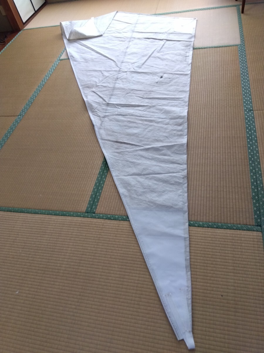 ヨット セイル ストームジブ ラフロープ5mm ラフ4.5m リーチ3.0m フット2.35m 全長20から25フィートのヨットむき、