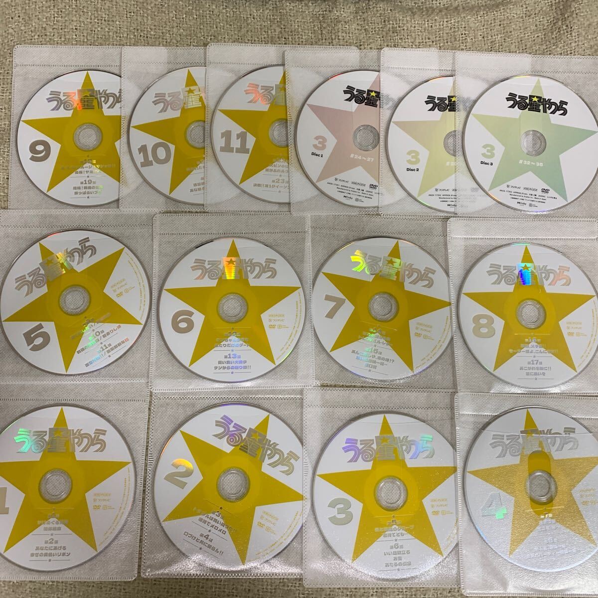 うる星やつら DVD 14枚セット ディスクのみ