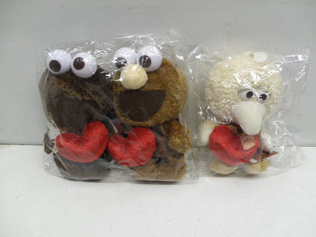 SESAME STREET！セサミストリート！ハートぬいぐるみ！3個セット