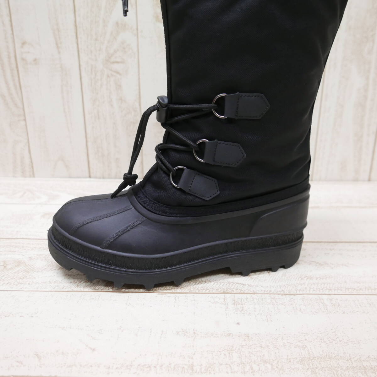 即決 カミック カヌック BLK/25cm 深雪対応 防寒ブーツ カナダ製 即決 カミック カヌック BLK/25cm 深雪対応 防寒ブーツ カナダ製