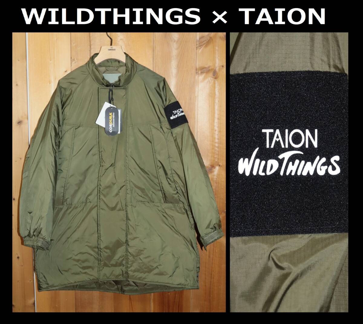 送料無料 即決【未使用】 WILDTHINGS × TAION 別注 モンスター 送料無料 即決【未使用】 WILDTHINGS × TAION 別注 モンスター