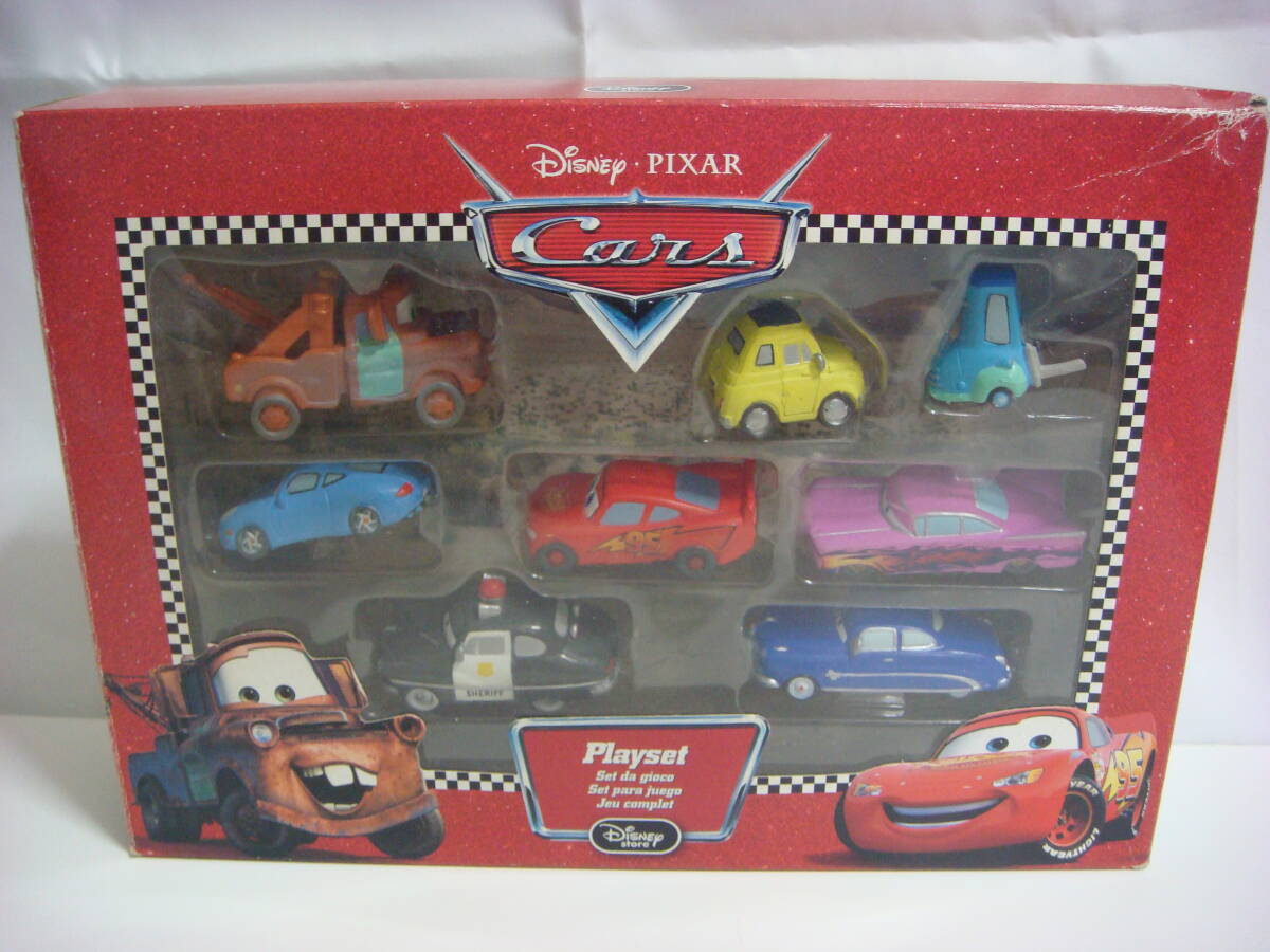 ディズニーストア ☆ ＣＡＲＳ カーズ ８台 プレイセット