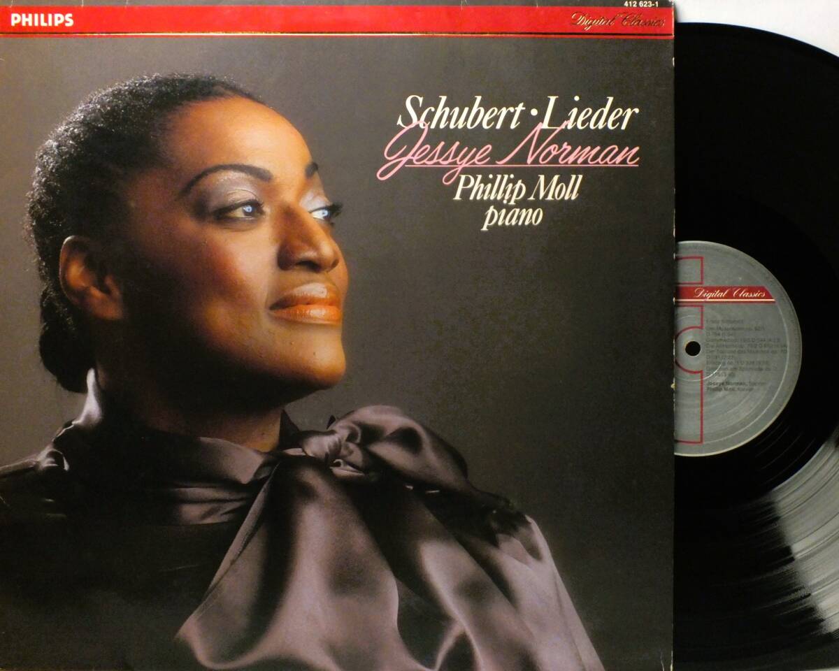 LP 412 623-1 ジェシー・ノーマン フィリップ・モル シューベルト　AU DIE NATUR / DER ZWERG / SULEIKA I【8商品以上同梱で送料無料】2412