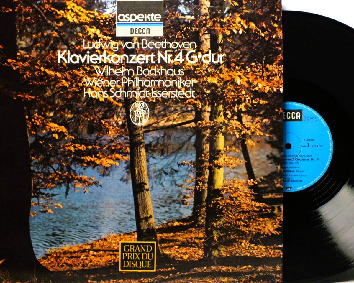 LP 6 41870 【クラヴィーア】ウィルヘルム・バックハウス　ベートーヴェン　クラヴィーア協奏曲 【8商品以上同梱で送料無料】2412