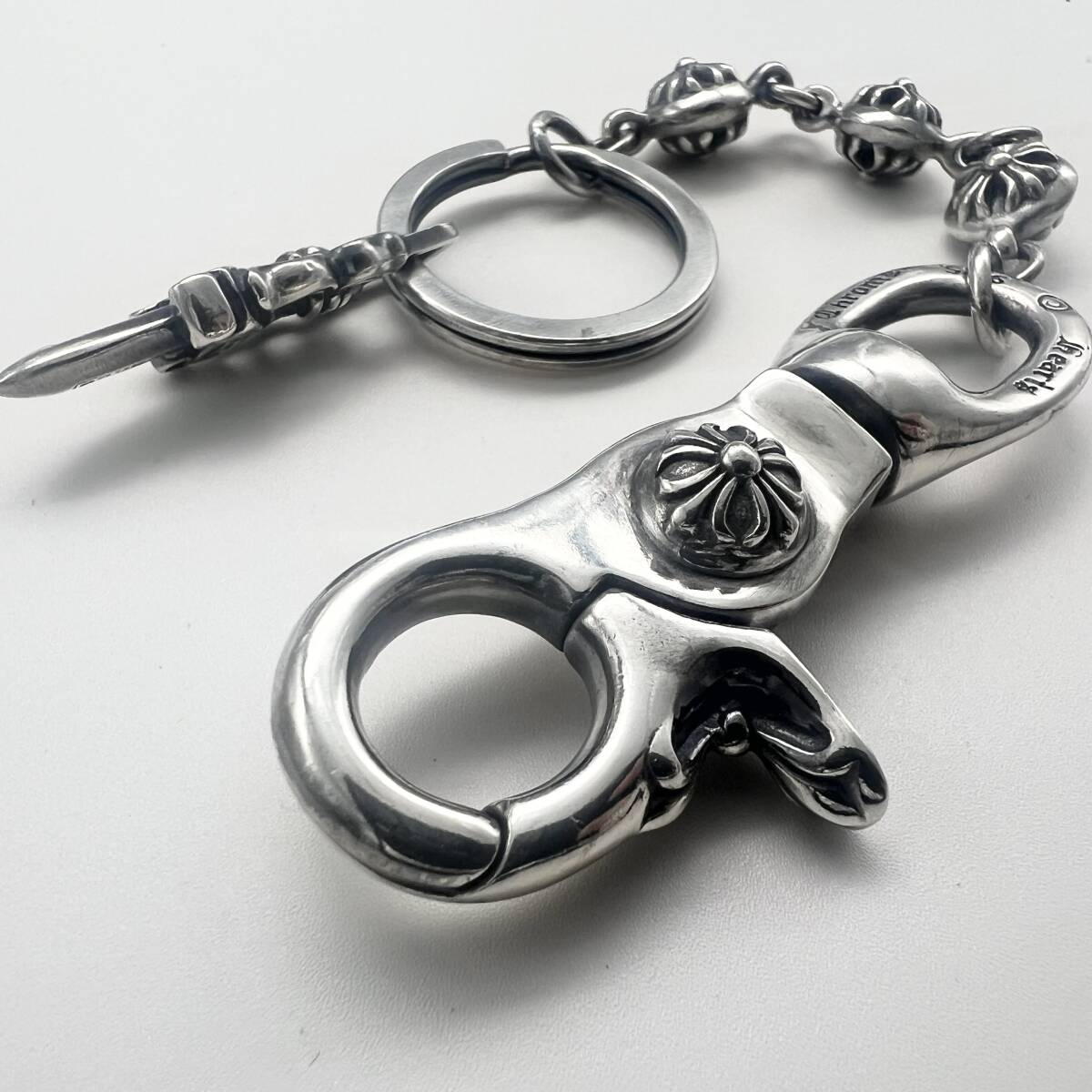 ネコポス発送】Chrome Hearts クロムハーツ キーリング クリップ ネコポス発送】Chrome Hearts クロムハーツ キーリング クリップ