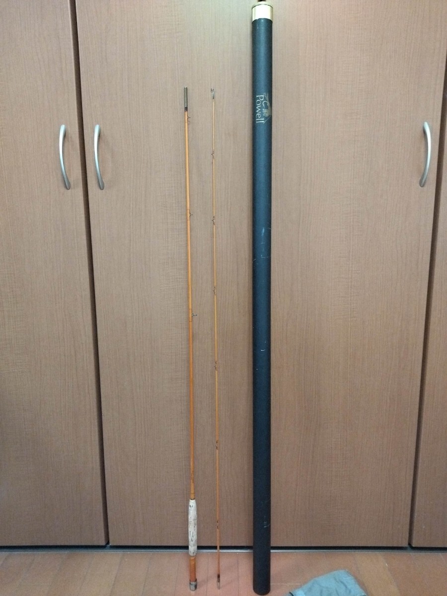 □ 良品 Powell Bamboorod DF76-4 パウエル バンブーロッド 7'6 □ 良品 Powell Bamboorod DF76-4 パウエル バンブーロッド 7'6