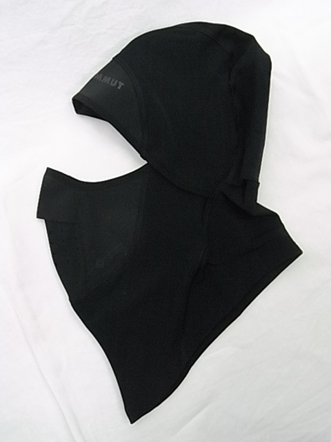 超大人気!!期間限定送料込み!!日本正規品 24 MAMMUT Balaclava Arctic WS/black/マムート バラクラバ アークティック ウインドストッパー黒
