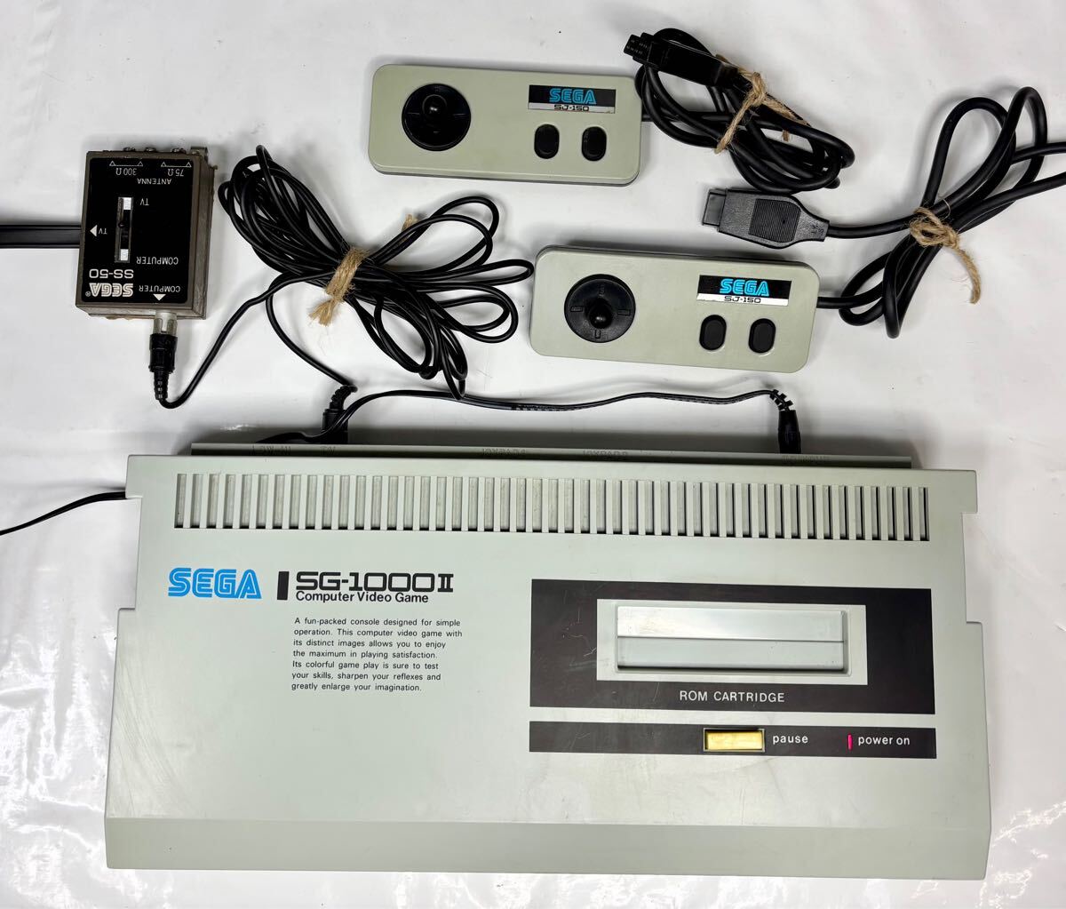 SEGA セガ SG-1000Ⅱ コントローラー 当時物 レア 通電確認のみ