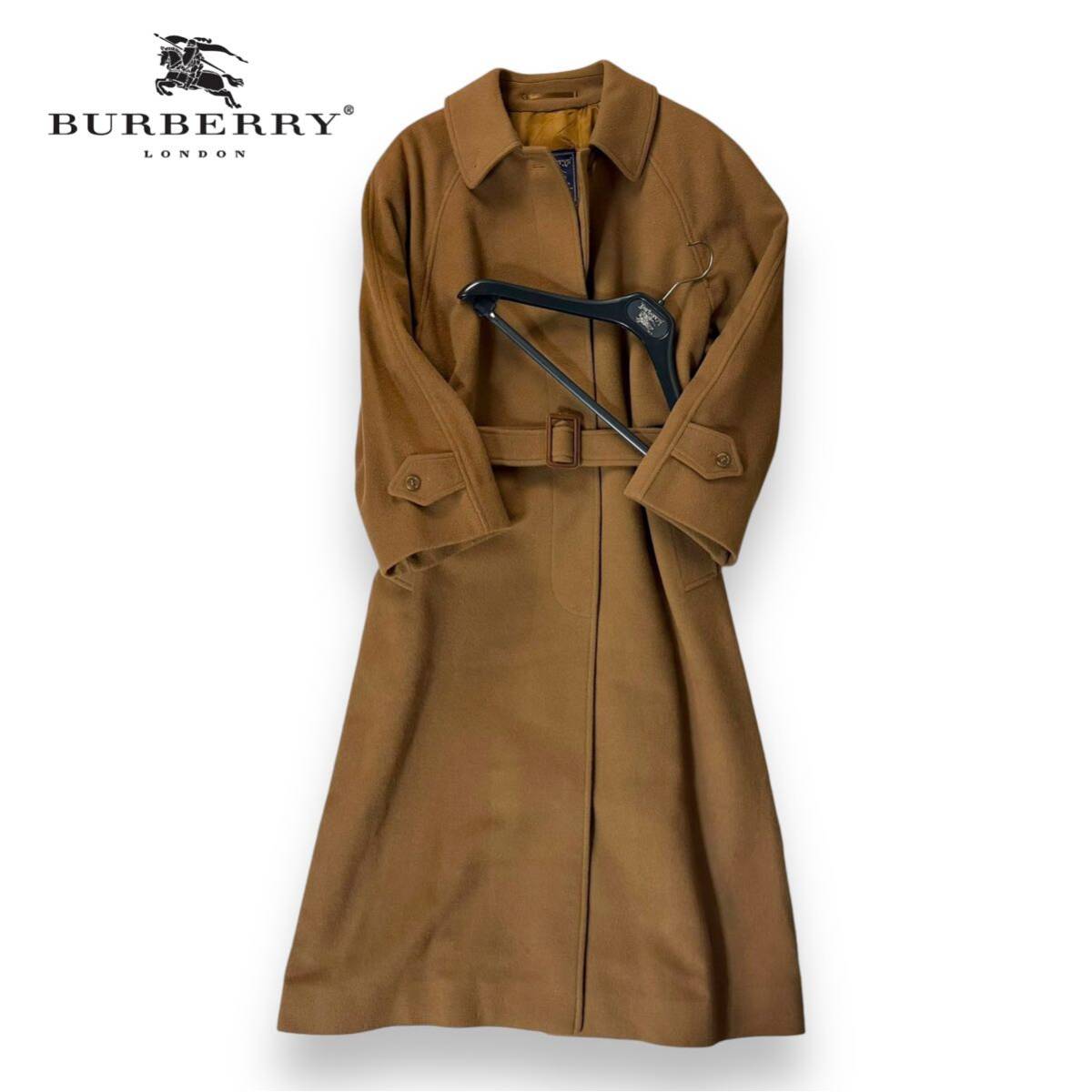 BURBERRY ロングウールトレンチコート 大人気 数量限定 美品】BURBERRY バーバリー 丸善 ウール トレンチコート ステン