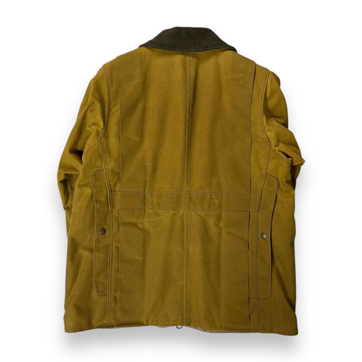 美品】FILSON フィルソン オイルド コットン ウール襟 美品】FILSON フィルソン オイルド コットン ウール襟