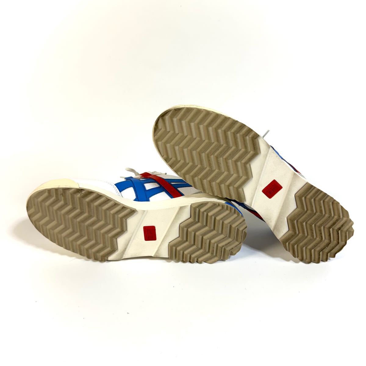 美品】Onitsuka Tiger オニツカタイガー レザー スニーカー 美品】Onitsuka Tiger オニツカタイガー レザー スニーカー