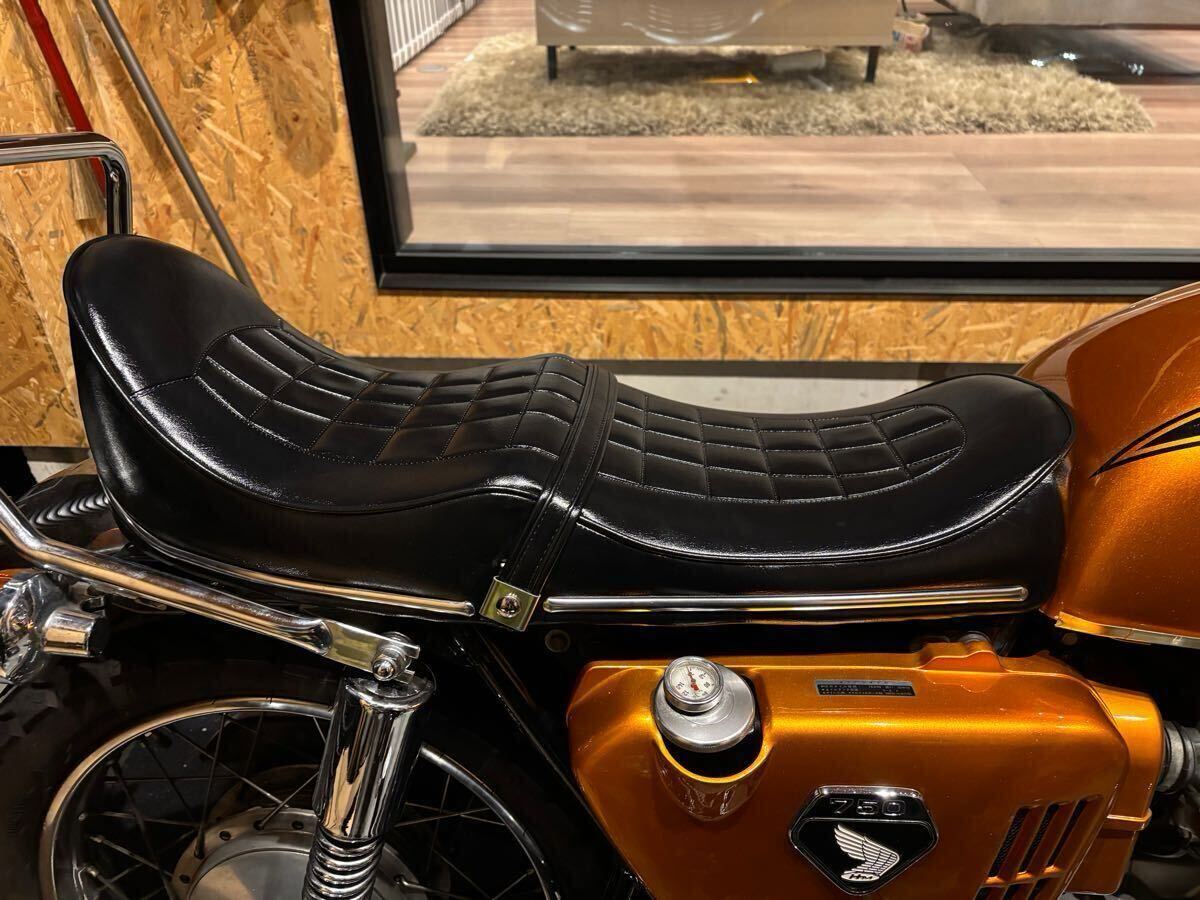 ホンダ CB750Four CB750K0 カスタムシート 純正タイプ表皮 ホンダ CB750Four CB750K0 カスタムシート 純正タイプ表皮