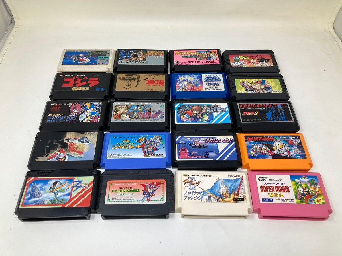 2024最新のスタイル ソフト ◇ファミコン 20本まとめ売り ゲームソフト カセット アクション