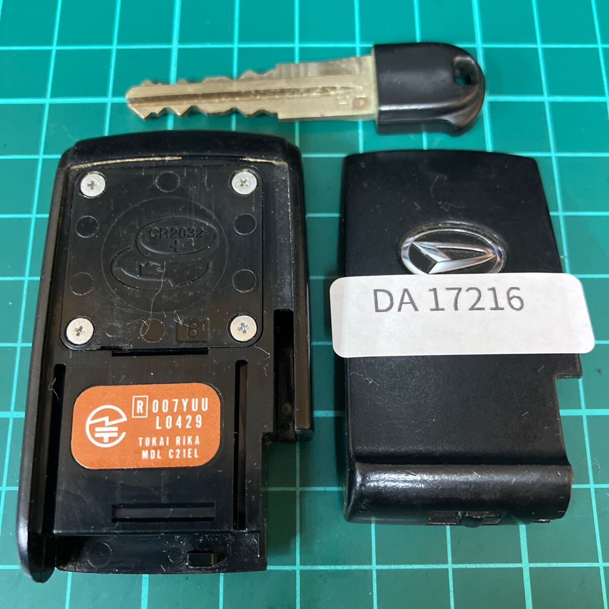 !_DA17216 Daihatsu B печать чай 007YUUL0429 оригинальный "умный" ключ 3 кнопка Move L175S Tanto L375S какао L675S Sonica Mira L275S и т.п. дистанционный ключ 