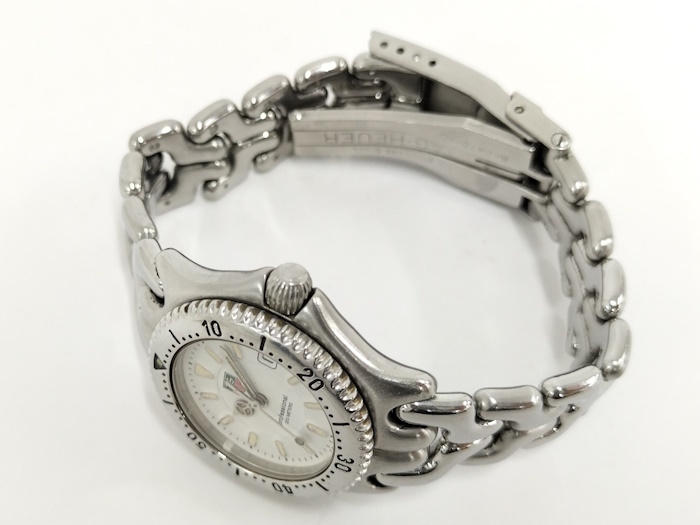 TAGHEUER cell Date Professional 200 женские наручные часы кварц SS белый циферблат WG1312-2