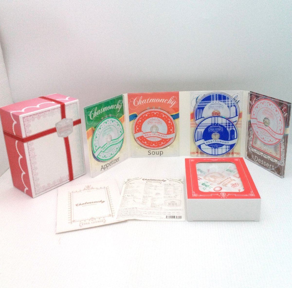 チャットモンチー chatmonchy DVD-BOX 「チャットモンチー レストラン フルコース」 完全生産限定盤 欠品あり ロックバンド【道楽札幌】