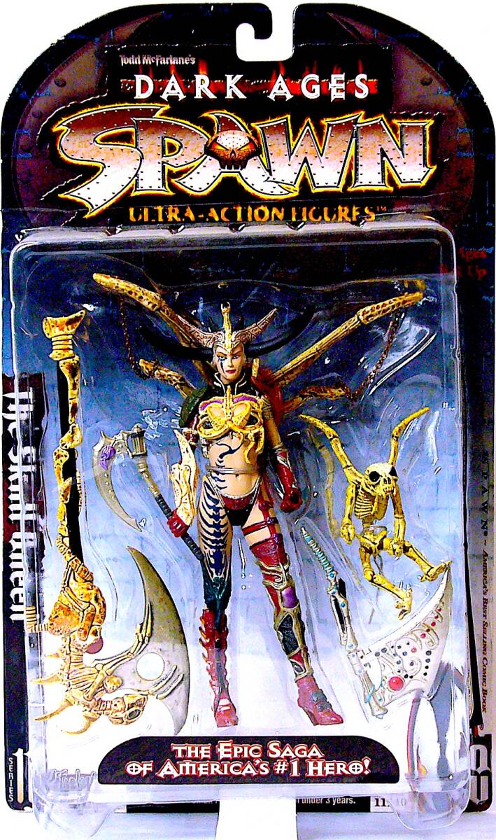 McFarlane Toys ザ・スカル・クイーン リペイントver. (Dark Ages Spawn Series 11) フィギュア 塗装済み完成品 未開封 未使用