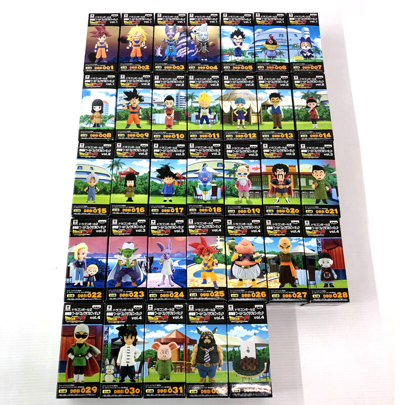 《未開封》ドラゴンボールＺ 劇場版ワールドコレクタブルフィギュア 神と神 vol.1〜vol.4セット/WCF 併売《フィギュア・山城店》O5318