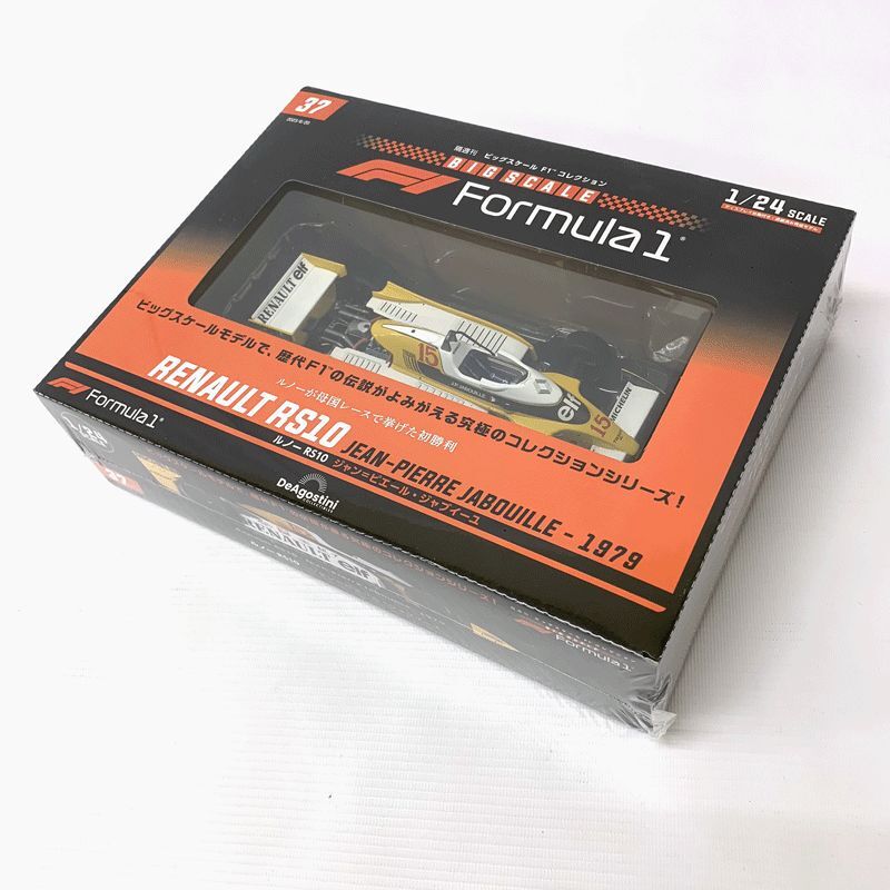 《未開封》デアゴスティーニ ビッグスケールF1コレクション 37 ルノーRS10 ジャン＝ピエール・ジャブイーユ《フィギュア・山城店》A1744