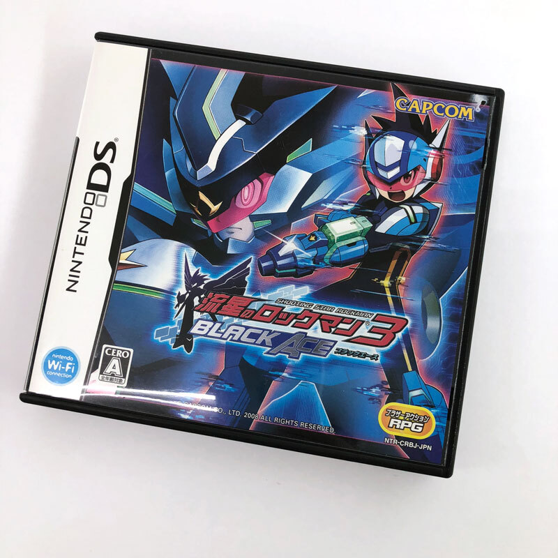 《レトロ》流星のロックマン３ ブラックエース Nintendo/ニンテンドーDS/MEGAMAN/店頭/他モール併売《ゲーム・山城店》R357