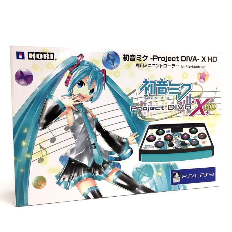 【公式ショップ】 HORI 初音ミク Project DIVA X HD 専用ミニコントローラー【PS3 PS4 両用】【ゲーム】《周辺機器・山城店》u001 アクセサリ、周辺機器
