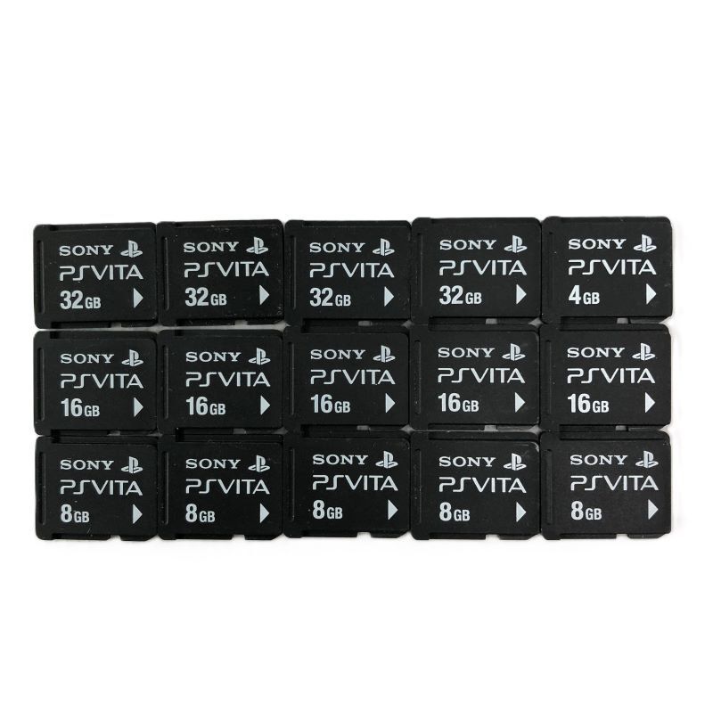 プレイステーション ヴィータ用メモリーカード 15点セット 周辺機器/PS VITA/PlayStation/店頭/他モール併売《ゲーム・山城店》B100