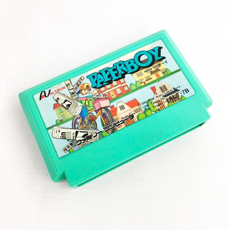 お買い得商店街 《ジャンク扱い》《レトロ》ペーパーボーイ 動作確認済み/PAPER BOY/ファミコン/FC/NES/店頭/他モール併売《ゲーム・山城店》R204 アクション