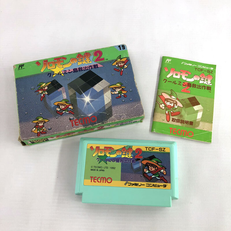 《ジャンク扱い》《レトロ》ソロモンの鍵2 クールミン島救出作戦 動作確認済み/ファミコン/FC/NES/併売《ゲーム・山城店》A3005