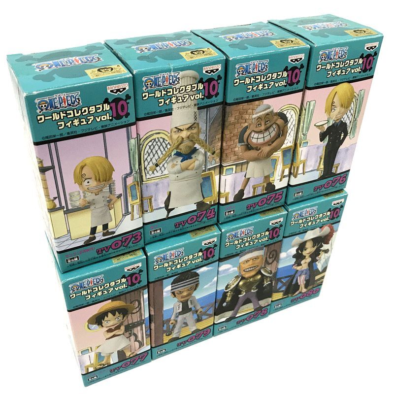 【中古】バンプレスト/BANPRESTO ワンピース ワールドコレクタブルフィギュア vol.10 全8種セット【おもちゃ】【山城店】O838