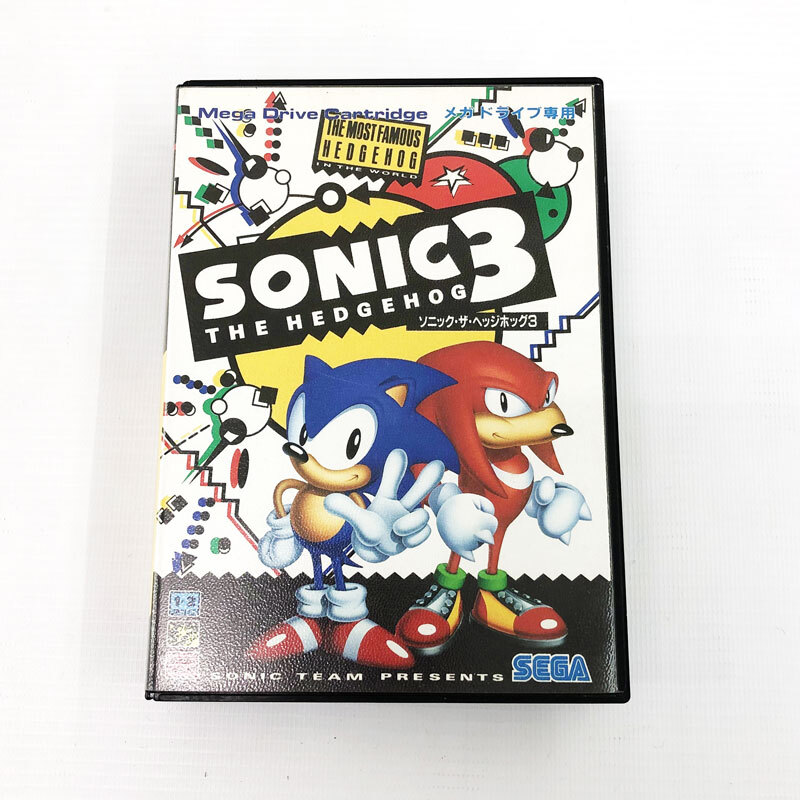 高質で安価 《ジャンク扱い》《レトロ》ソニック・ザ・ヘッジホッグ3 箱説ハガキ付き/SEGA/メガドライブ/店頭/他モール併売《ゲーム・山城店》R416 アクション