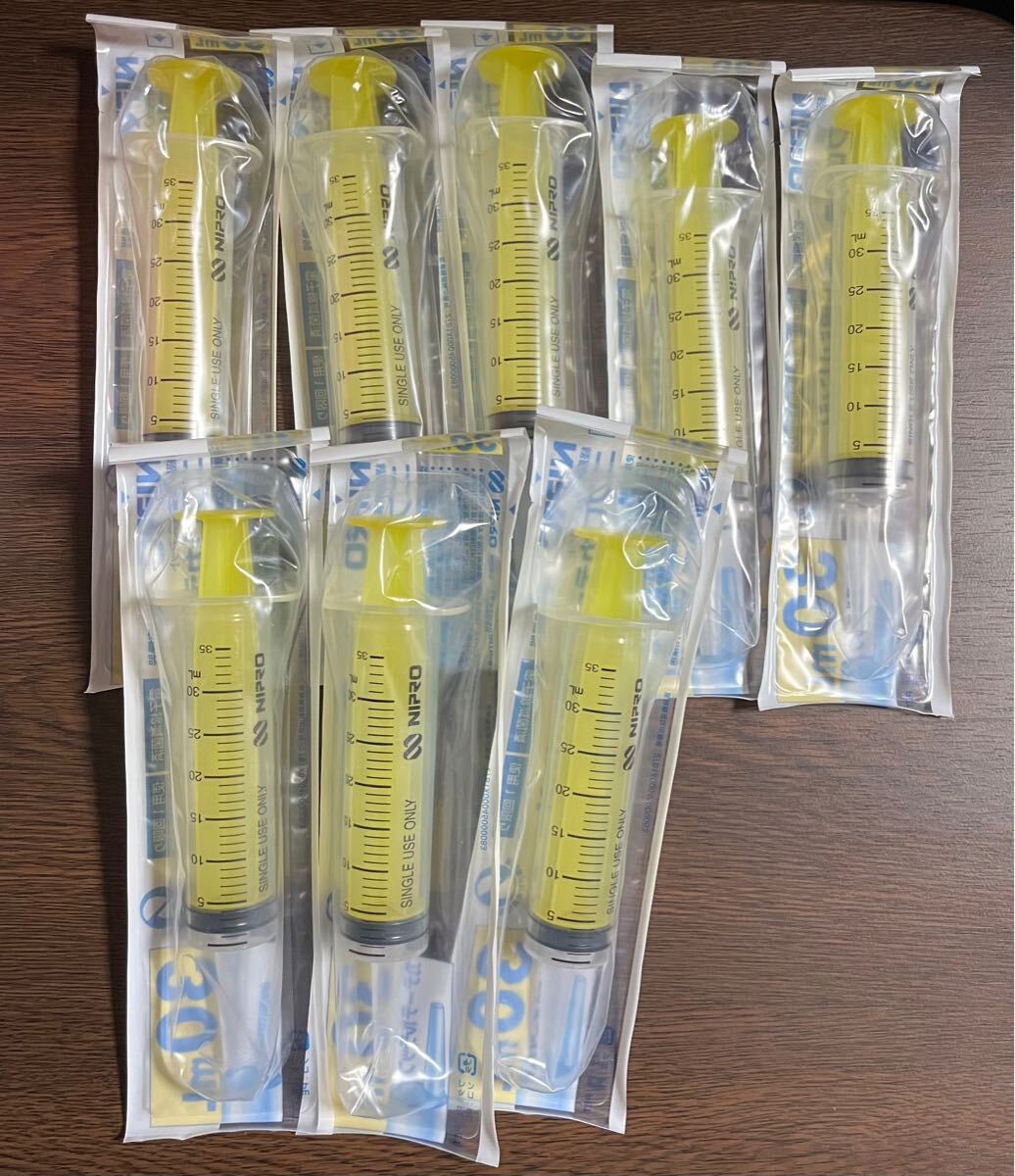 ニプロ NIPRO カテーテル用 シリンジ カテーテルチップ 30ml 8本 栄養注入 介護 ペット_画像2