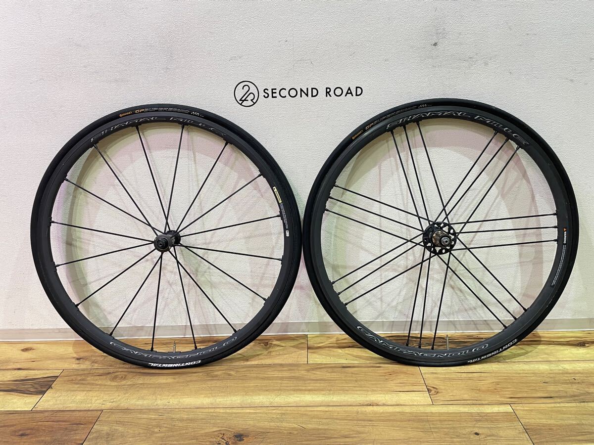 ■並中古■Campagnolo カンパニョーロ SHAMAL MILLE シャマル ミレ カンパフリー 12s ホイールセット クリンチャー アルミ P1870