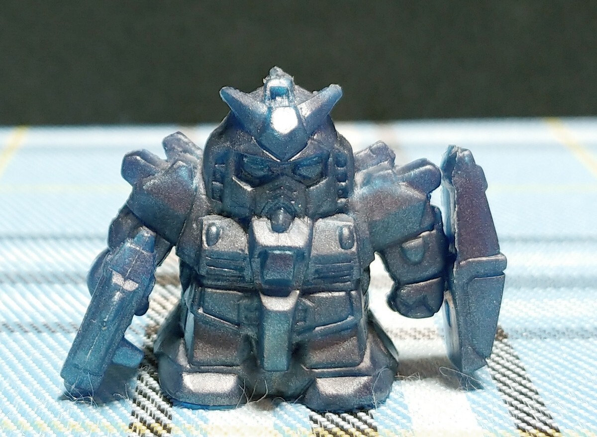 超貴重 ガンダムMk-Ⅱ メタリックブルー レアカラー 本弾 ガン消し SDガンダム 消しゴム 洗浄済み