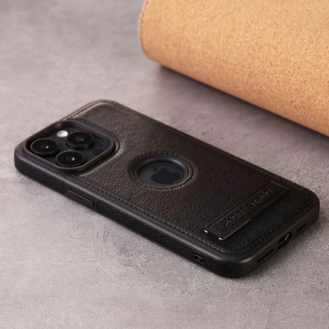 新入荷　iPhone16Plusケース　お洒落　黒色　スタンド式　高級レザー　高級感　 耐衝撃 アイホン16プラスカバー　ブラック　シンプ_画像7