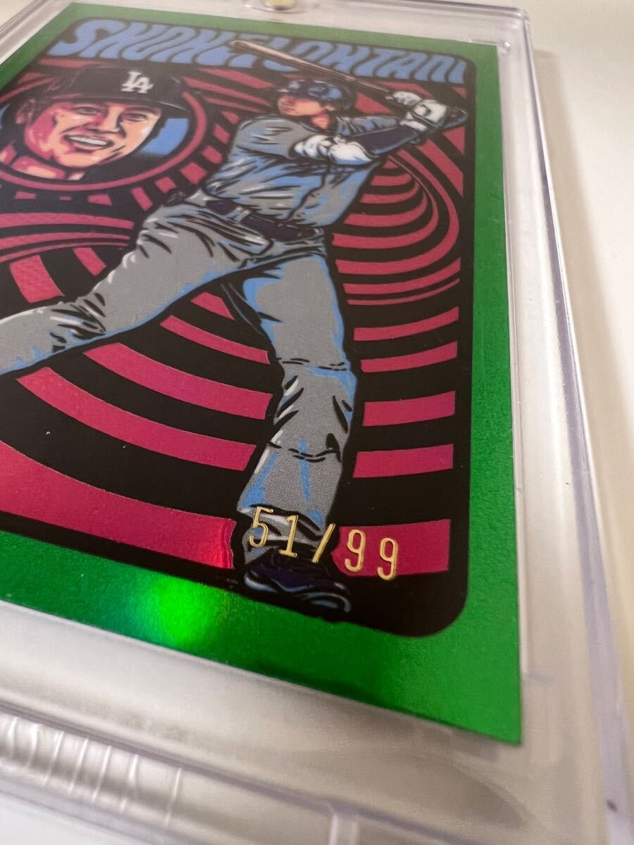 【希少】2024 Topps Chrome ULTRA VIOLET ALL-STARS UV-9 S/N 51/99 大谷翔平 SP Dodgers ドジャース