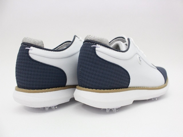 新品 フットジョイ 日本未発売USモデル スパイク トラディションズ レディース Traditions Cap Toe 97911 WH/NV 5.5M（22.5cm）　3713