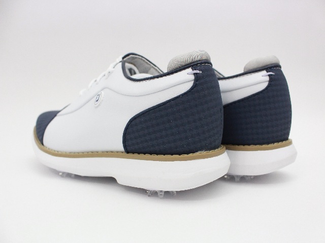 新品 フットジョイ 日本未発売USモデル スパイク トラディションズ レディース Traditions Cap Toe 97911 WH/NV 5.5M（22.5cm）　3713