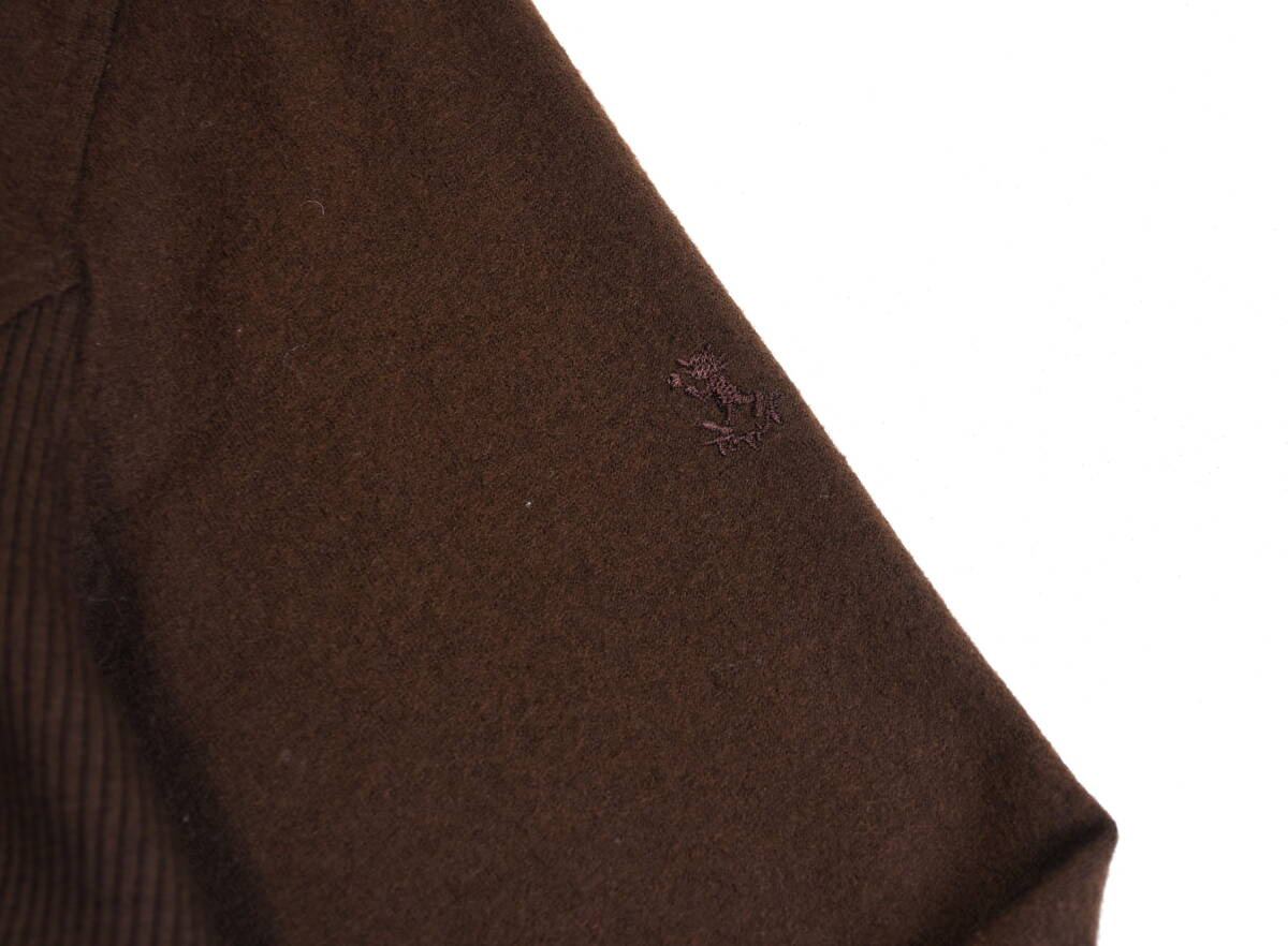 TOPYS　日本製　リブ切り替え・モックネック仕様ウールニットセーター_画像8