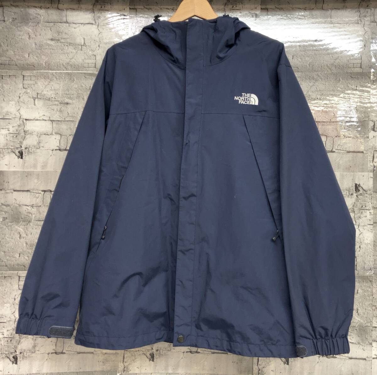 THE NORTH FACE ノースフェイス SCOOP JACKET スクープジャケット マウンテンパーカー ナイロン NP61520 サイズL ネイビー