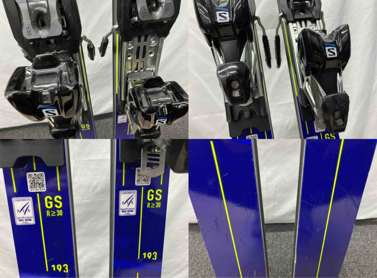 豪華で新しい FIS サロモンS/RACE SALOMON GS 店舗受取 スキー板 193cm 2021年 レーシング