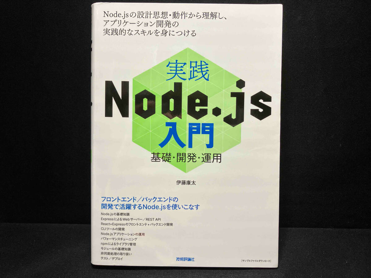実践Node.js入門 基礎・開発・運用 伊藤康太