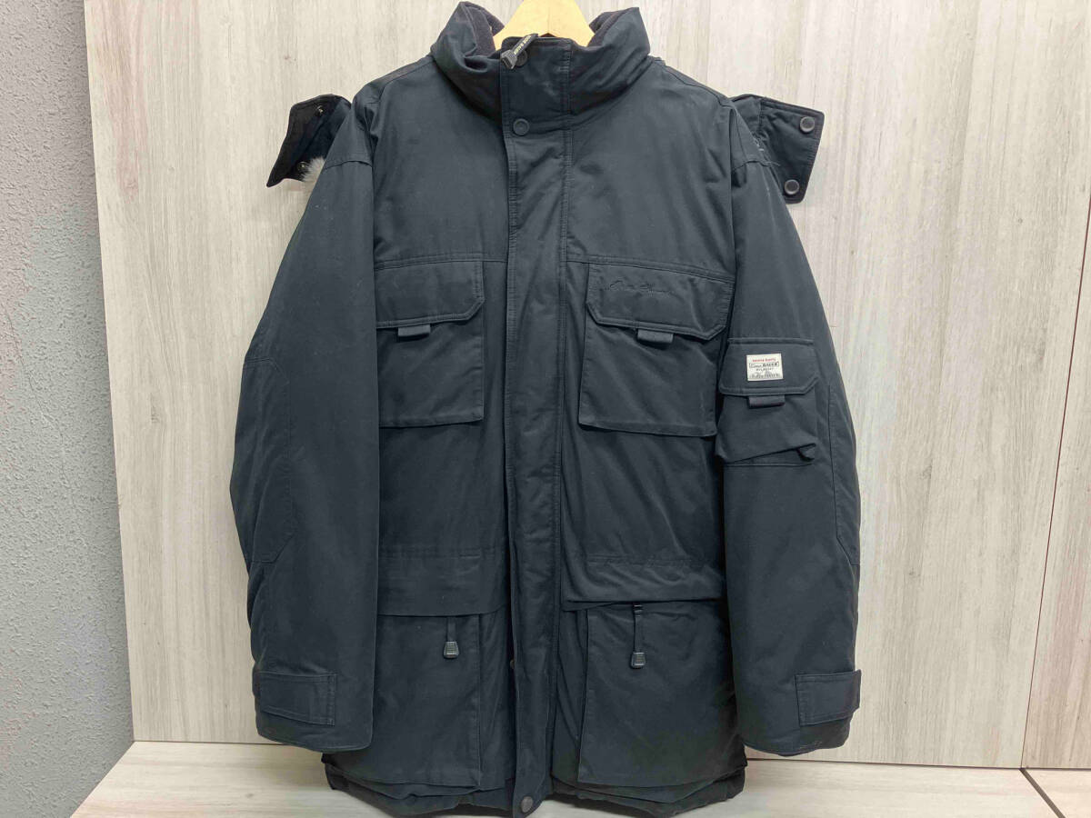 Eddie bauer エディーバウアー ダウンジャケット サイズM ブラック 黒 メンズ 冬