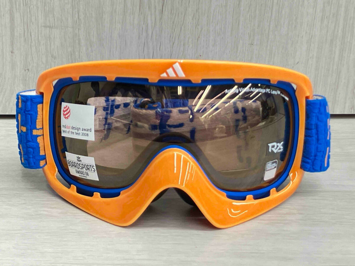 adidas アディダス a162 51 6509 ID2 スノーゴーグル オレンジ/ブルー