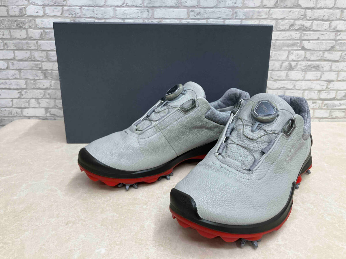 人気が高い ECCO ゴルフ エコ GOLF ecco M BOA レディースbiom サイズEU40(25.5cm)グレー ゴルフシューズ 3 G BIOM GOLF 25.0cm以上