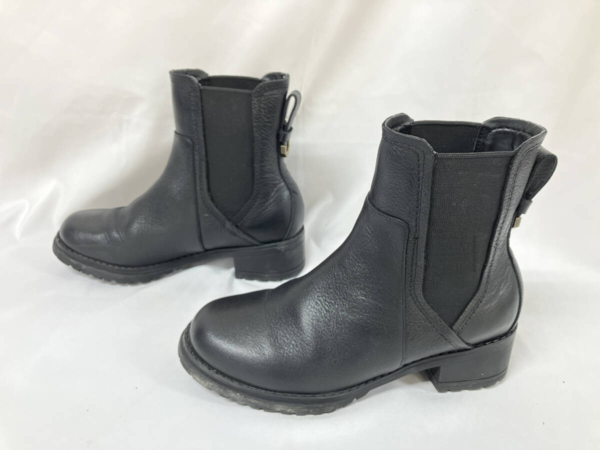 COLEHAAN コールハーン カメア ウォータープルーフ チェルシーブーティ W25699 ショートブーツ レディース ブラック サイズ 5 1/2